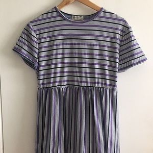 Striped Babydoll Dress